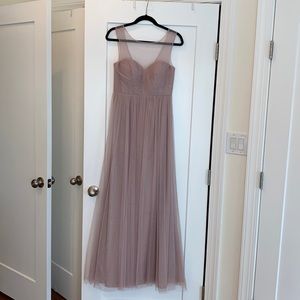 Jenny Yoo Aria Gown in Vintage Iris Tulle Sz 4